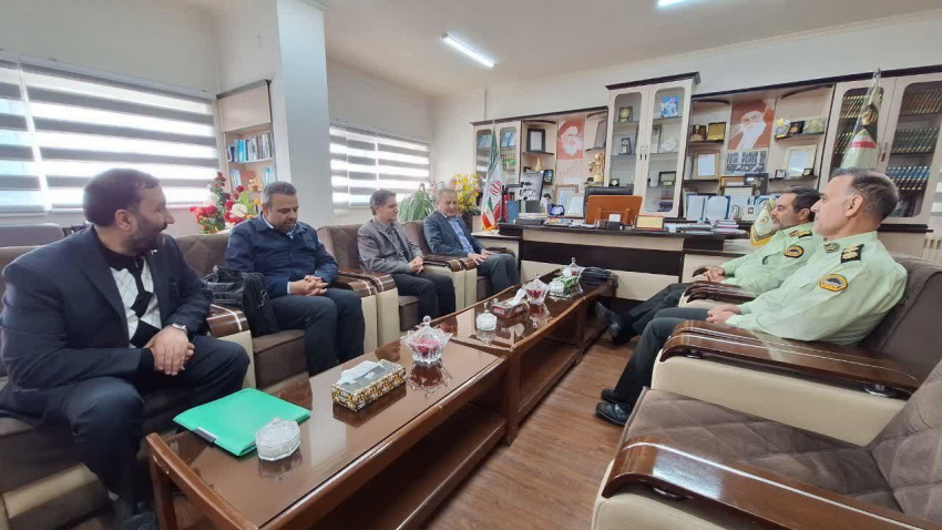 دیدار رئیس دانشگاه با فرمانده انتظامی استان